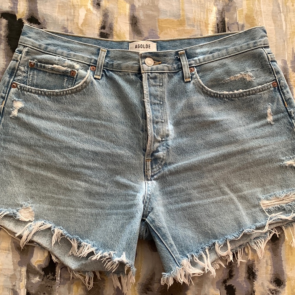 Denim shorts
